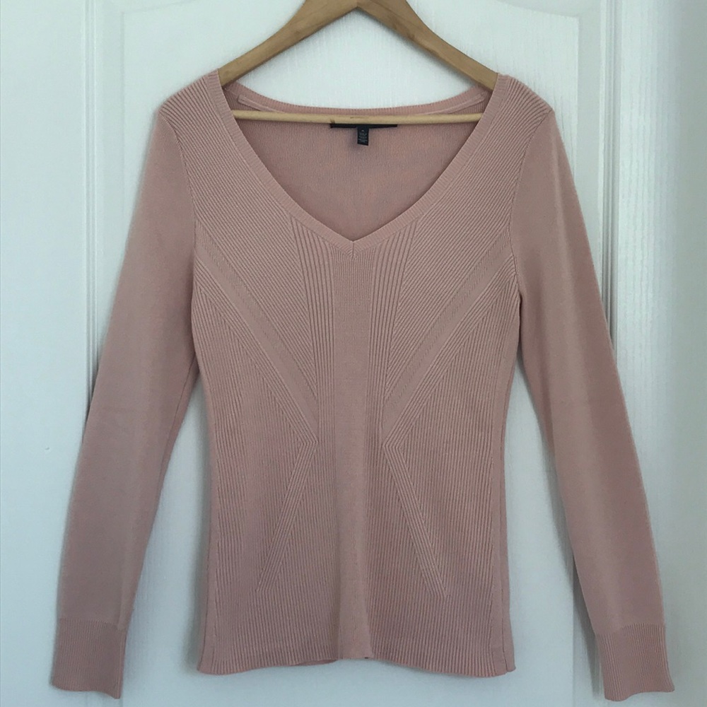 V Neck Knit Sweater